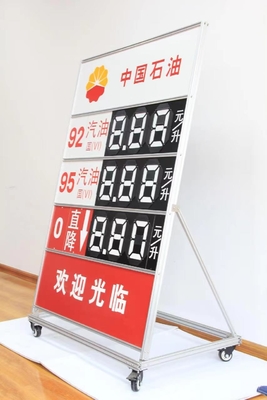 Energy Saving 7 Segment Display Panel 888.8 Gas Station Price Display